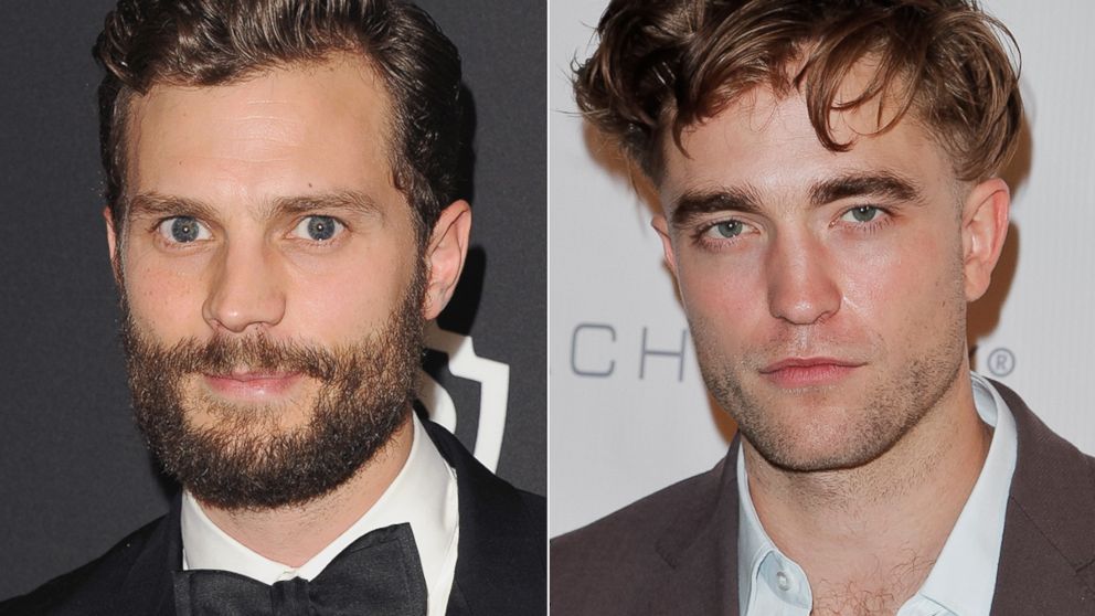 Jamie Dornan, left, and Rob Pattinson, right, are pictured. 