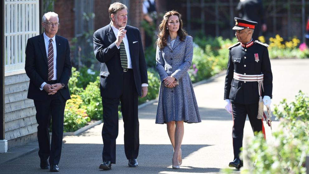 Duchess Kate Visits Children's Playground - Good Morning America