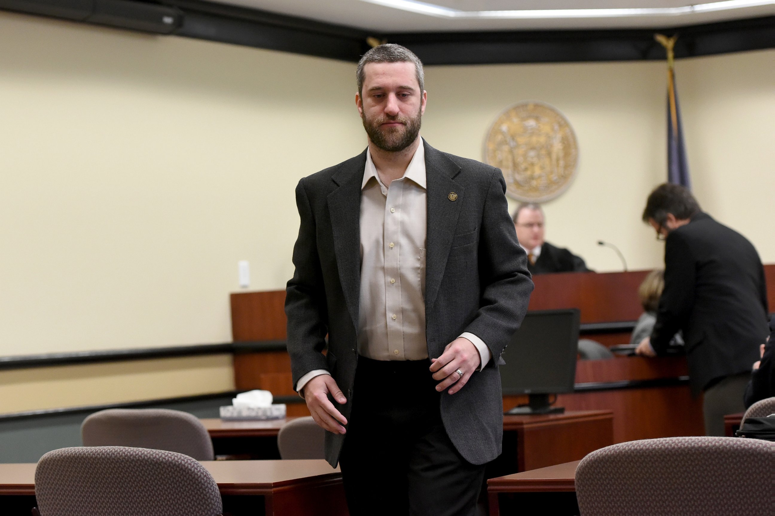 PHOTO: Dustin Diamond attends his arraignment at Ozaukee County Courthouse, Jan. 22, 2015, in Port Washington, Wisc.