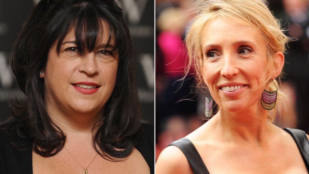 From left, E.L. James in London, Sept. 6, 2012, and Sam Taylor-Johnson in London, May 11, 2014.