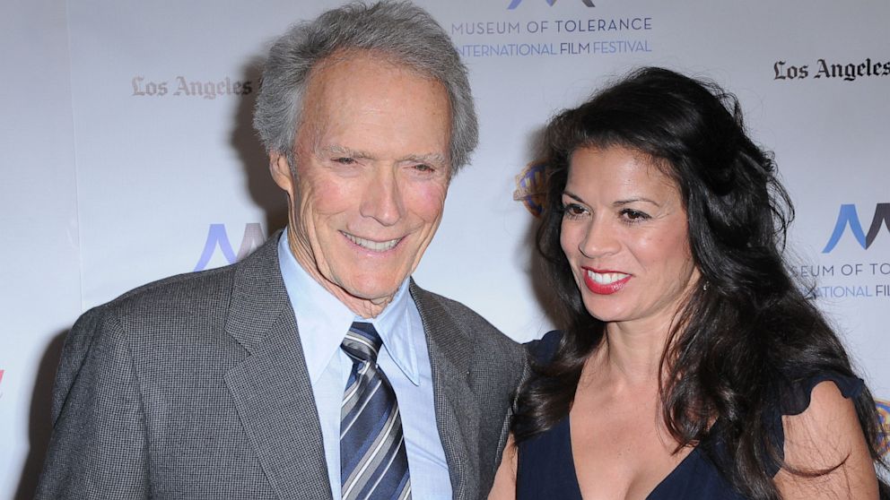 Dina Ruiz and Clint Eastwood arrive at the Inaugural Museum of Tolerance International Film Festival Gala honoring Clint Eastwood, Nov. 14, 2010, in Los Angeles.      