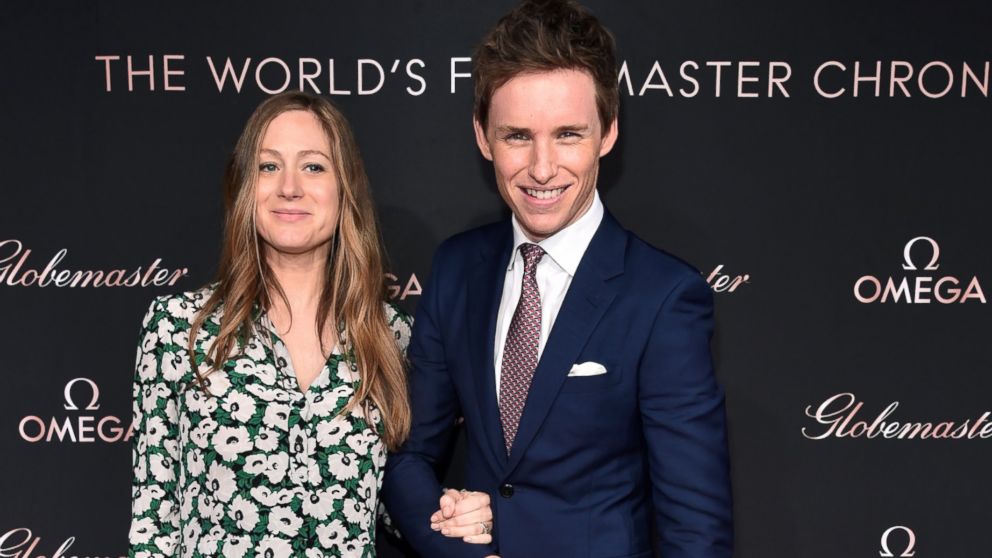 Hannah Bagshawe and Eddie Redmayne attend the launch of the Globemaster, the world's first master chronometer, hosted by OMEGA and brand ambassador Eddie Redmayne at Mack Sennett Studios, March 1, 2016 in Los Angeles.  
