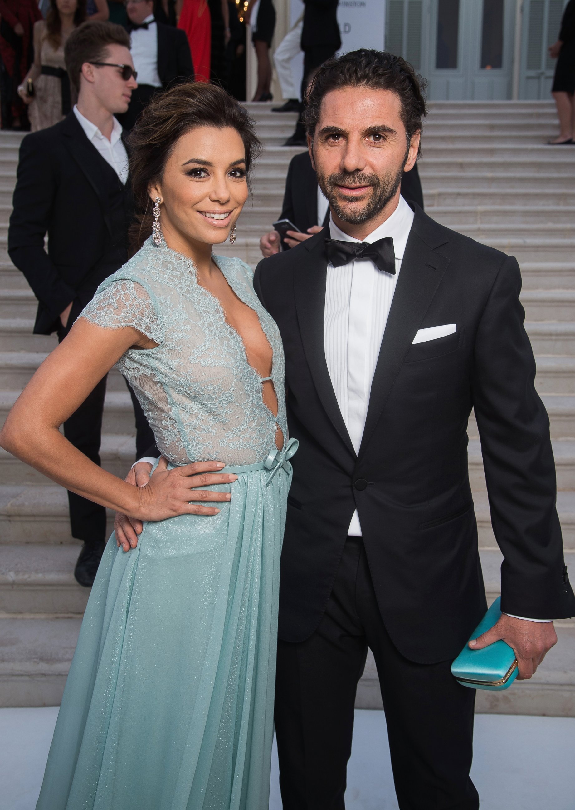 PHOTO: Eva Longoria and Jose Antonio Baston attend amfAR's 22nd Cinema Against AIDS Gala, Presented By Bold Films And Harry Winston at Hotel du Cap-Eden-Roc, May 21, 2015 in Cap d'Antibes, France.