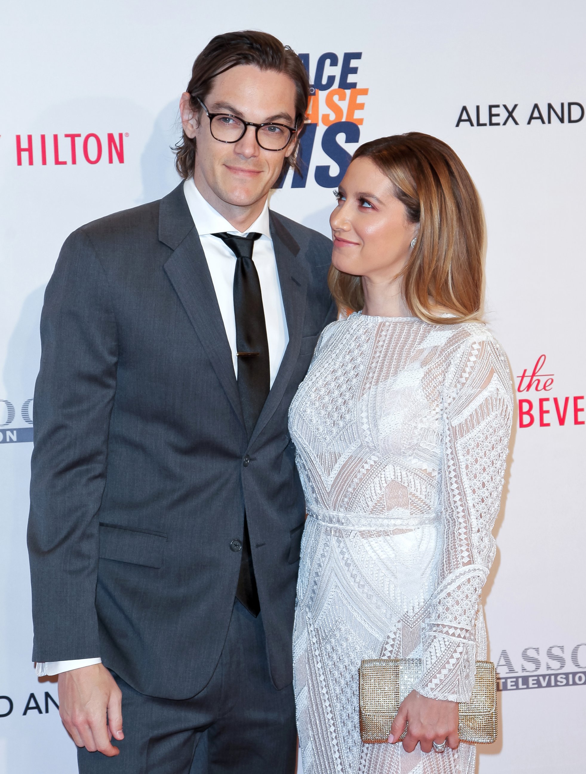PHOTO: Christopher French and Ashley Tisdale attend the 23rd annual Race to Erase MS Gala at The Beverly Hilton Hotel, April 15, 2016, in Beverly Hills, Calif.