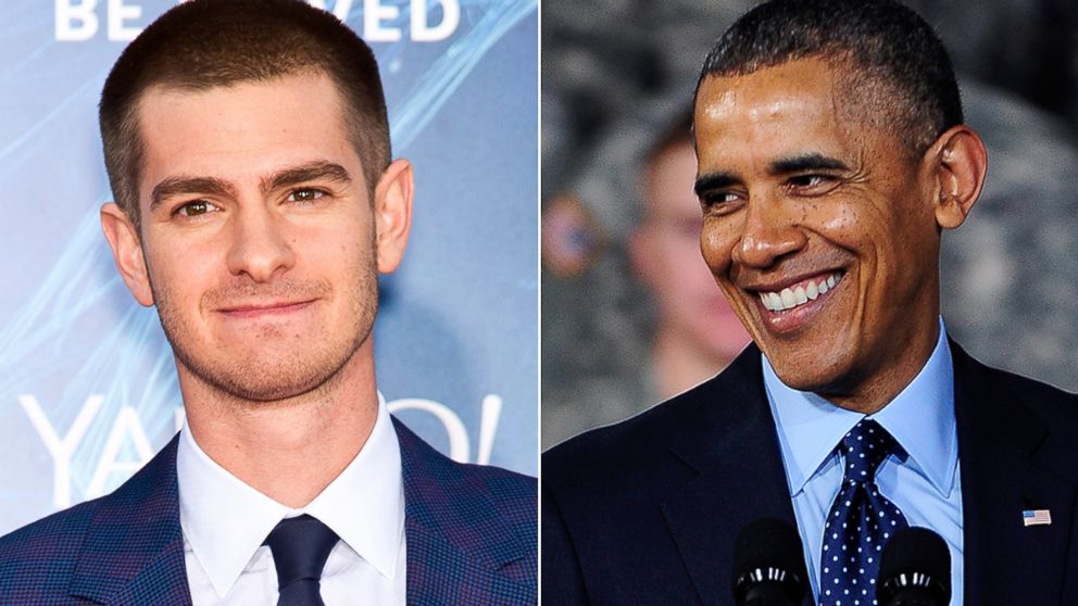 Andrew Garfield, left, attends "The Amazing Spider-Man 2" premiere at the Ziegfeld Theater, April 24, 2014, in New York City.  President Barack Obama delivers remarks for the U.S. military personnel at Yongsan Army Garrison, April 26, 2014, in Seoul.