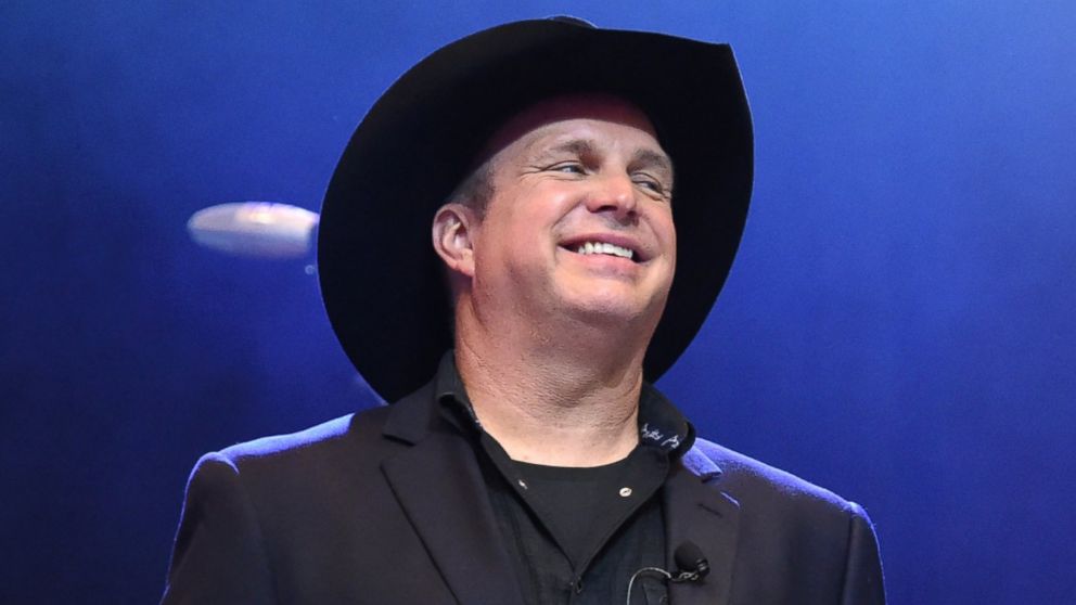 Host Garth Brooks speaks onstage during the ACM Lifting Lives Gala at the Omni Hotel, April 17, 2015 in Dallas, Texas. 