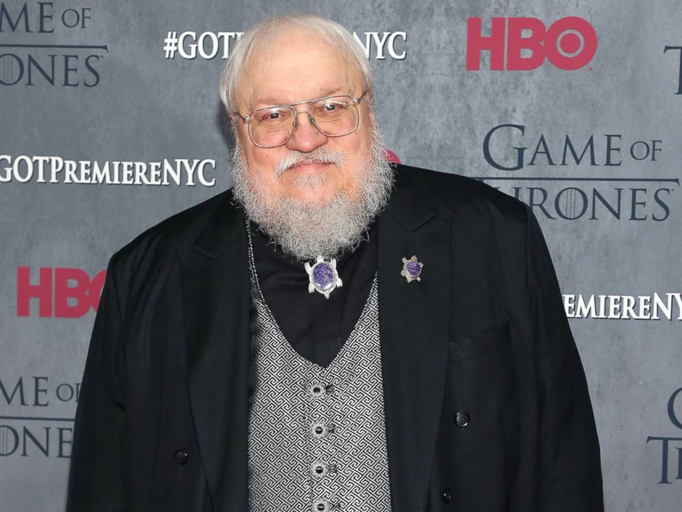 PHOTO: George R.R. Martin attends the Game Of Thrones Season 4 premiere at Avery Fisher Hall, Lincoln Center, March 18, 2014 in New York.