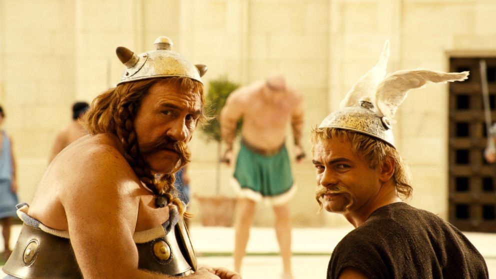 PHOTO: Gerard Depardieu and Clovis Cornillac in a scene from 'Asterix at the Olympic Games.'