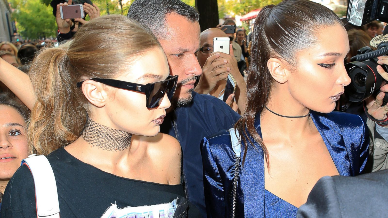 Gigi Hadid Takes Her Baby for a Stroll With Sister Bella: Photos