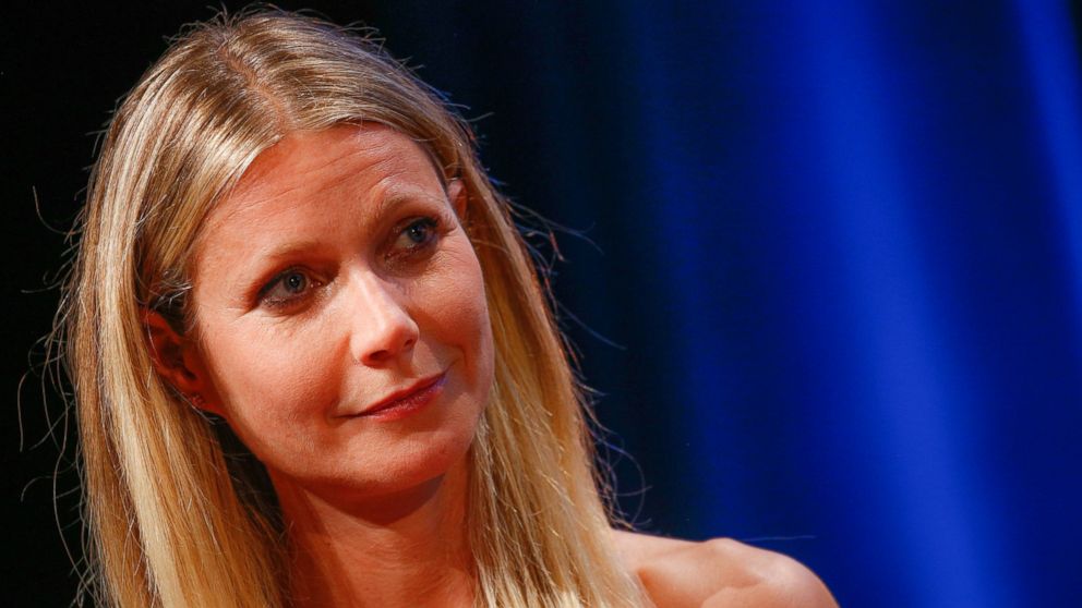 Gwyneth Paltrow is interviewed by Stephen Sackur during a special live-recording 'Hard Talk' hosted by BBC World News during The Cannes Lions Festival 2016, June 22, 2016, in Cannes, France.