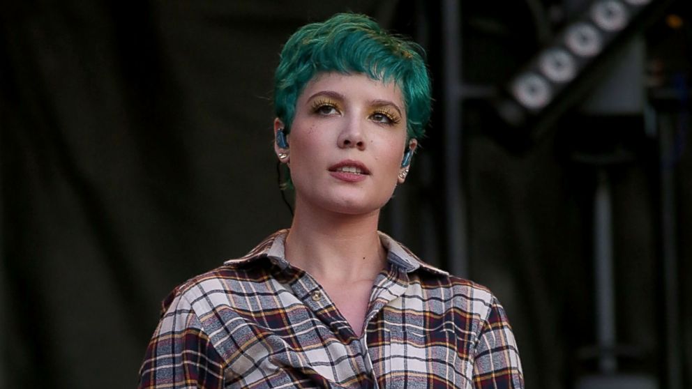 Halsey performs during the second day of the Bonnaroo Music and Arts Festival, June 10, 2016, in Manchester, Tennessee.