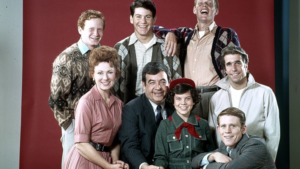 PHOTO: The cast of Happy Days in a publicity photo, Jan. 7, 1974.