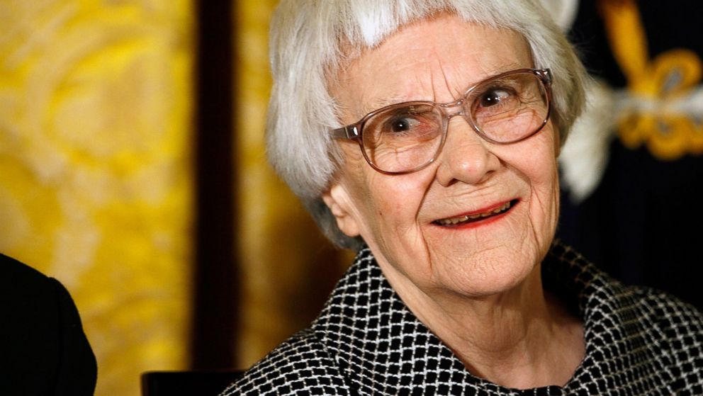 Pulitzer Prize winner and "To Kill A Mockingbird" author Harper Lee smiles before receiving the 2007 Presidential Medal of Freedom in the East Room of the White House, Nov. 5, 2007 in Washington. 