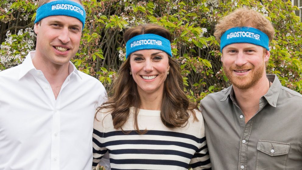 PHOTO:The Duke and Duchess of Cambridge and Prince Harry are spearheading a new campaign called Heads Together in partnership with inspiring charities, which aims to change the national conversation on mental wellbeing, April 21, 2016, in London.  