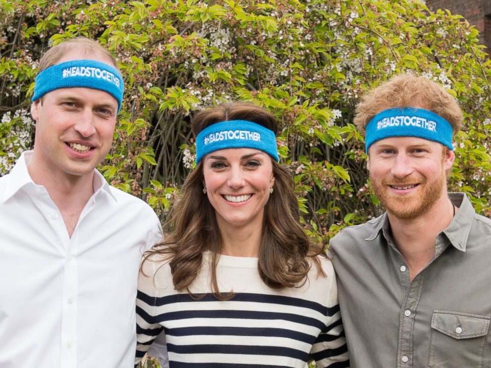 PHOTO:The Duke and Duchess of Cambridge and Prince Harry are spearheading a new campaign called Heads Together in partnership with inspiring charities, which aims to change the national conversation on mental wellbeing, April 21, 2016, in London.