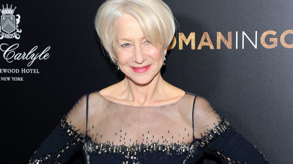 Helen Mirren attends the "Woman In Gold" New York premiere at The Museum of Modern Art, March 30, 2015, in New York.