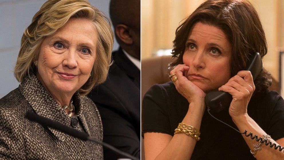 What would "Veep"'s President Selina Meyer say to Hillary Clinton as she prepares to announce her run for the presidency?
