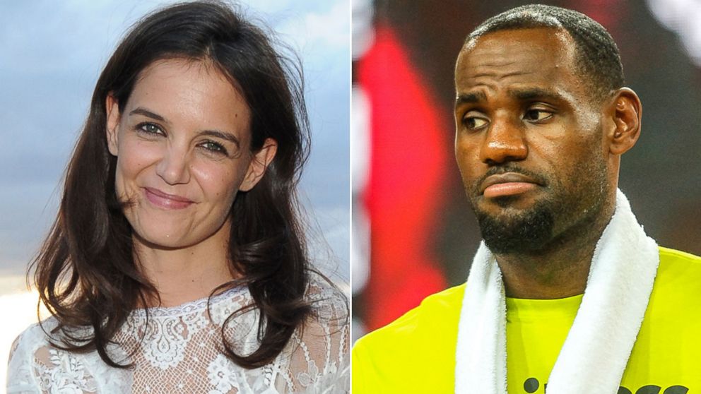 Katie Holmes is excited Lebron James will be playing in Ohio.