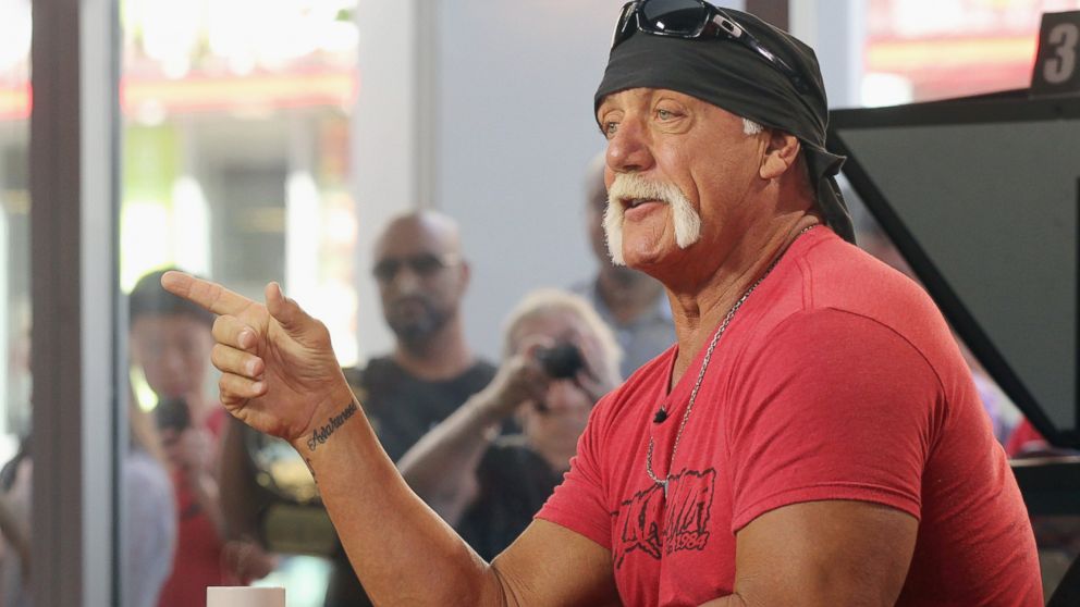 Hulk Hogan attends The Morning Show at The Morning Show Studios, Aug. 23, 2013 in Toronto, Canada.