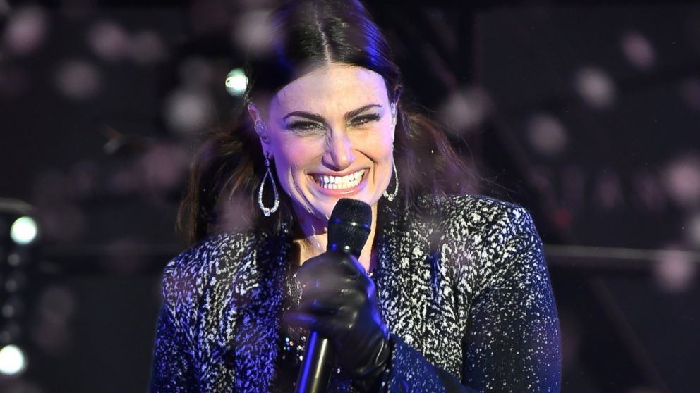 Idina Menzel performs on New Year's Eve 2015 at Times Square on Dec. 31, 2014 in New York City.  