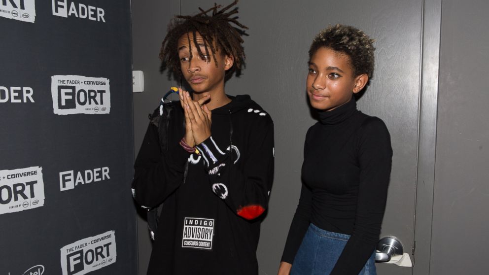 Jaden Smith and Willow Smith attend Day 2 of the Fader Fort at Converse Rubber Tracks Studio in Brooklyn, Oct. 24, 2014. 
