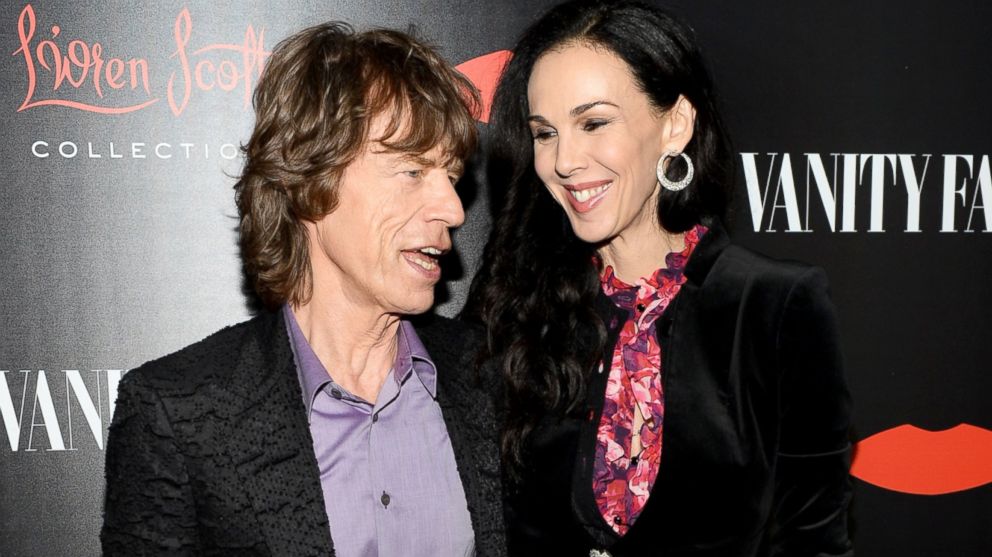 Mick Jagger and fashion designer L'Wren Scott attend the launch celebration of the Banana Republic L'Wren Scott Collection, Nov. 19, 2013, in Los Angeles.
