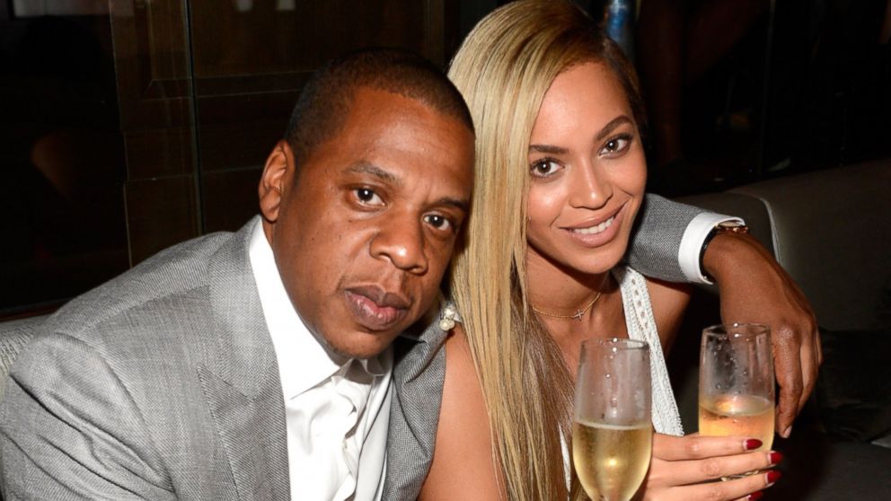 Jay-Z and Beyonce attend The 40/40 Club 10 Year Anniversary Party at 40/40 Club, June 17, 2013, in New York City. 