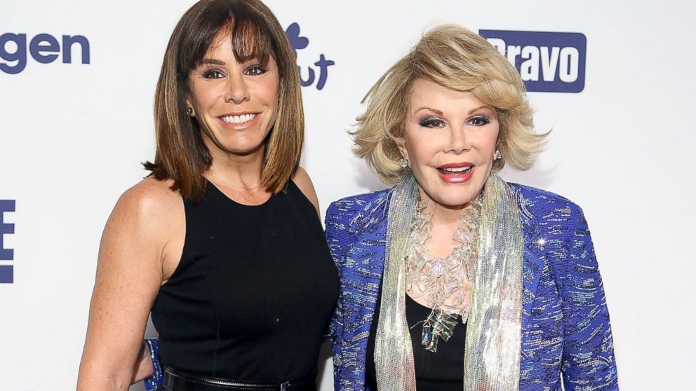 PHOTO: Melissa Rivers and Joan Rivers attend the 2014 NBCUniversal Cable Entertainment Upfronts at The Jacob K. Javits Convention Center, May 15, 2014, in New York City.