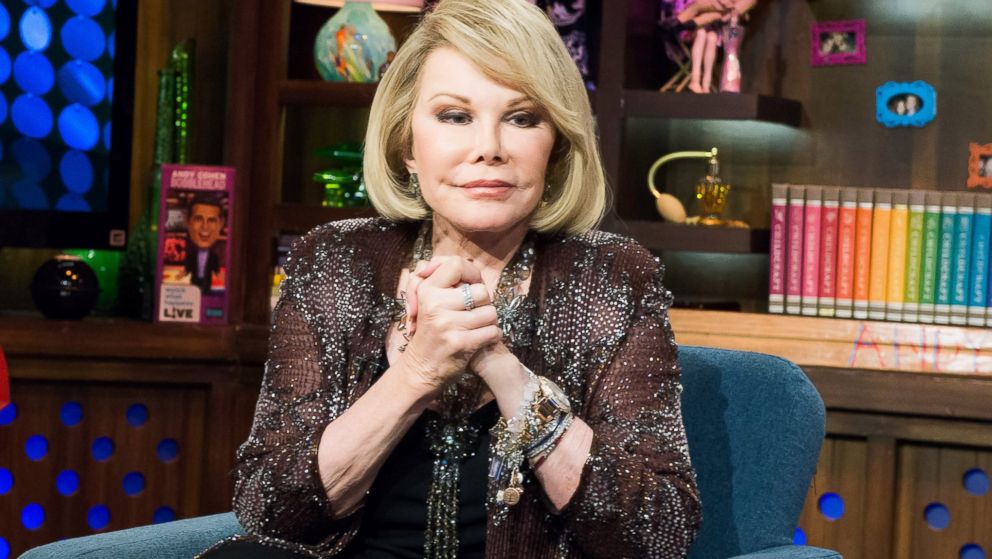 Joan Rivers is pictured on "Watch What Happens: Live" on July 29, 2014.