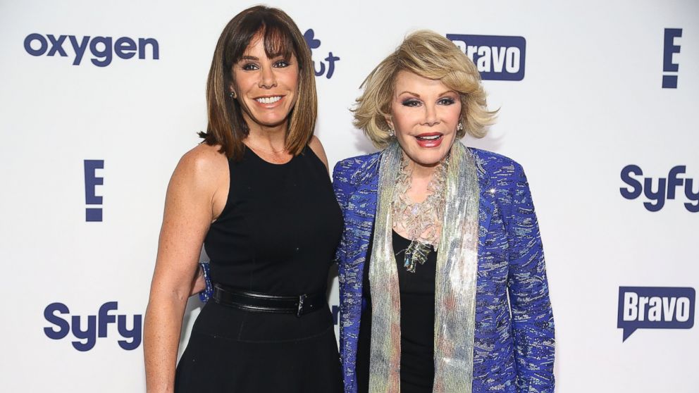PHOTO: (L-R) Melissa Rivers and Joan Rivers attend the 2014 NBCUniversal Cable Entertainment Upfronts at The Jacob K. Javits Convention Center in this May 15, 2014, file photo in New York City. 