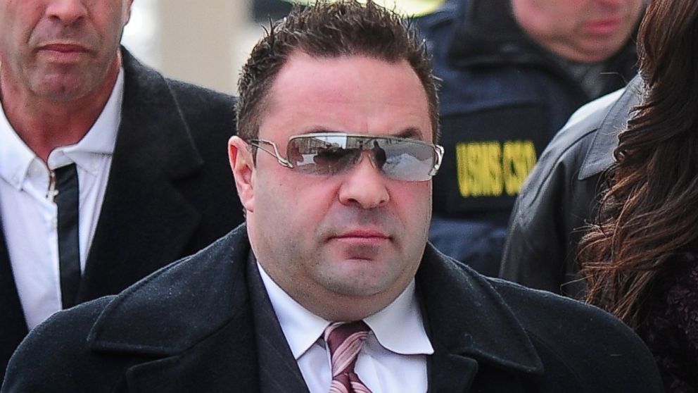 Joe Giudice is seen outside a federal criminal court on March 4, 2014 in Newark, N.J.