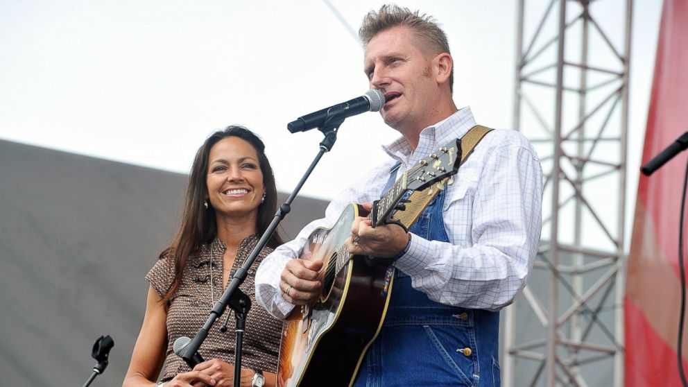 Rory Feek and Joey Feek of the band Joey & Rory perform during the 2013 CMA Music Festival on June 9, 2013 in Nashville, Tenn. 