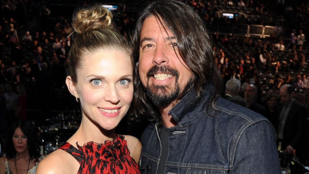 Jordyn Blum and Dave Grohl attend the 29th Annual Rock And Roll Hall Of Fame Induction Ceremony at Barclays Center in Brooklyn, New York, April 10, 2014.