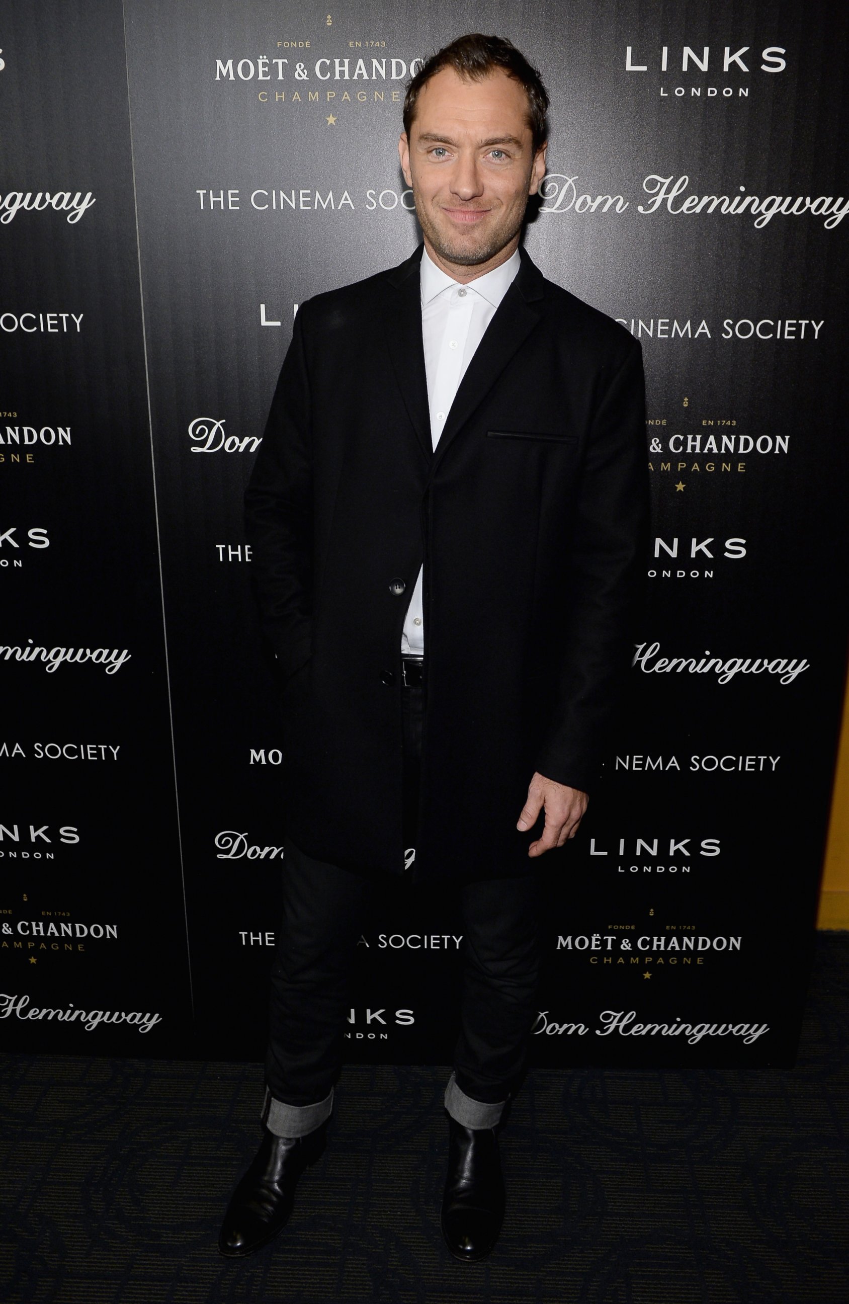 PHOTO: Jude Law attends the Fox Searchlight Pictures' "Dom Hemingway" screening hosted by The Cinema Society And Links Of London in this March 27, 2014, file photo in New York City. 