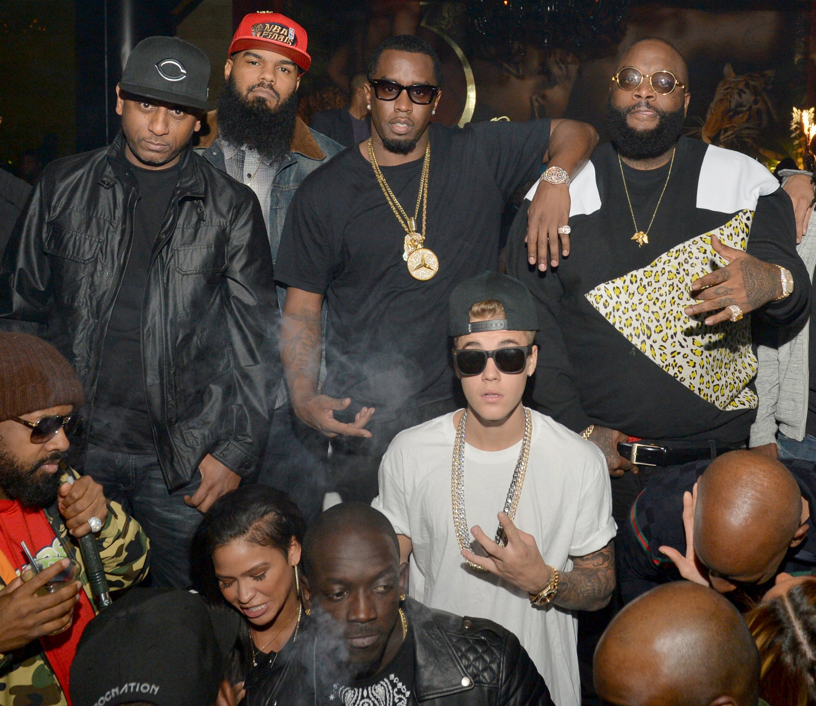 Justin Bieber Parties with Diddy Picture Justin Bieber Through the