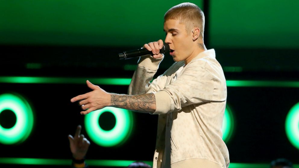 Justin Bieber is seen on stage during the 2016 Billboard Music Awards held at the T-Mobile Arena, May 22, 2016, in Las Vegas.