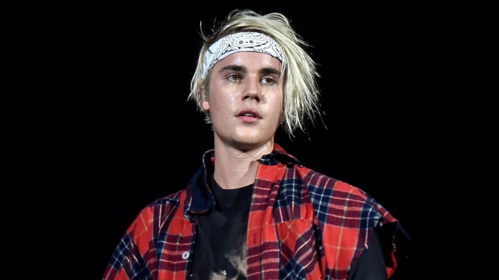 Justin Bieber performs at the 2016 Purpose World Tour at Staples Center, March 20, 2016 in Los Angeles. 
