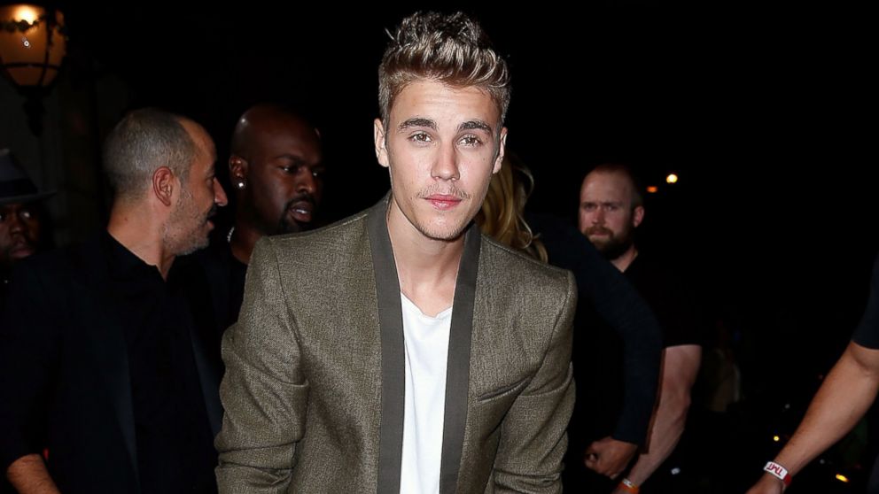 Justin Bieber attends the CR Fashion Book Issue N°5 launch party as part of the Paris Fashion Week Womenswear Spring/Summer 2015, Sept. 30, 2014, in Paris.