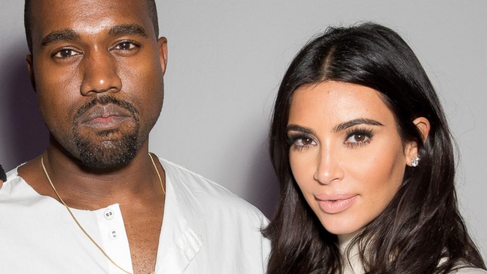Kanye West and Kim Kardashian attend Teyana Taylor's VII listening event presented by Def Jam, GOOD Music and MVD Inc at Siren Studios, Oct. 20, 2014, in Hollywood, Calif. 