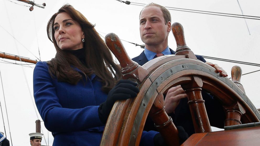 Catherine, Duchess of Cambridge and Prince William, Duke of Cambridge are seen during their visit to the original Royal Research Ship Discovery,Oct. 23, 2015 in Dundee, Scotland.