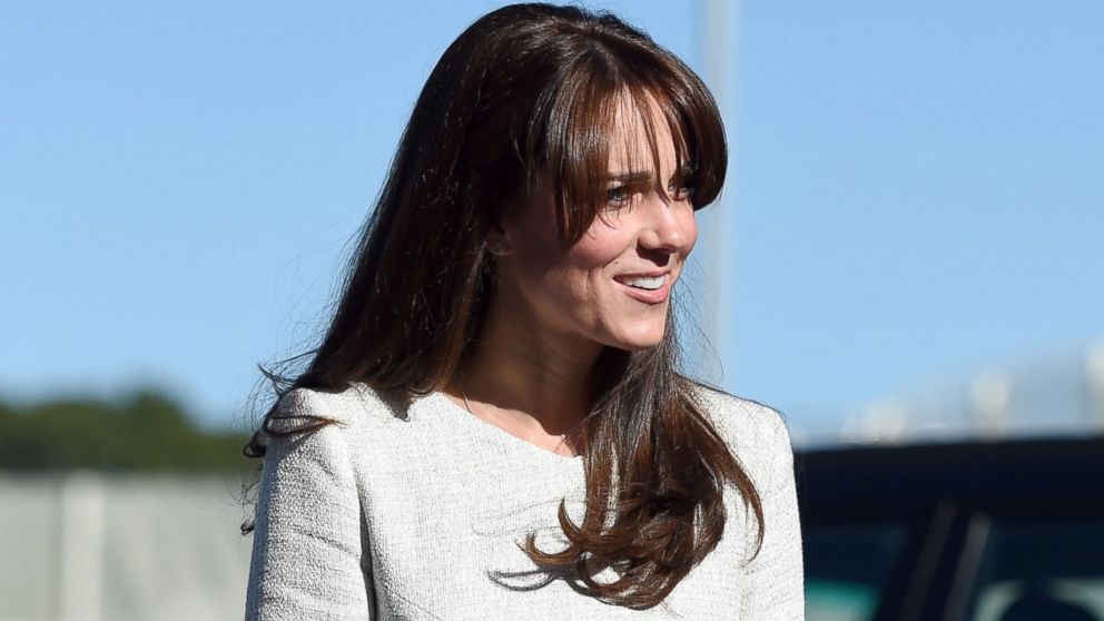 Catherine, Duchess of Cambridge arrives for a visit to the Rehabilitation of Addicted Prisoners Trust at HMP Send, Sept. 25, 2015, in Woking, U.K.