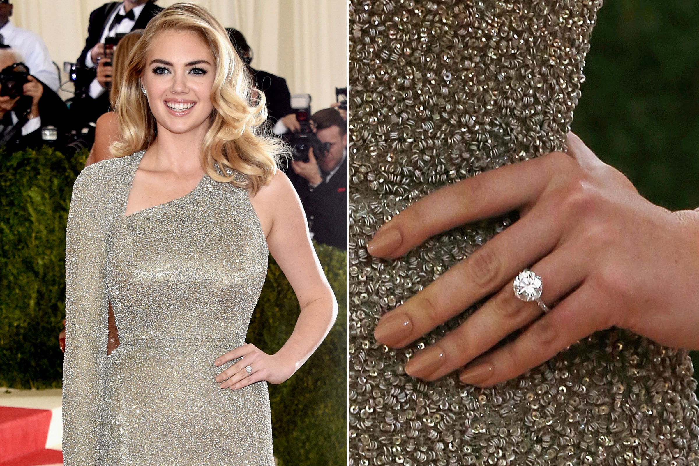 Kate Upton Debuts Her Engagement Ring at the Met Gala Picture