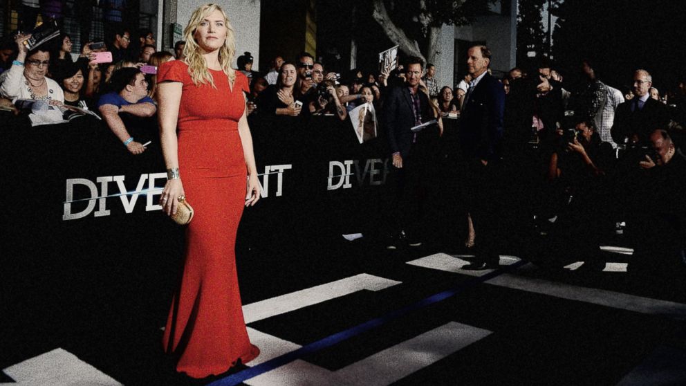 Kate Winslet attends Summit Entertainment's "Divergent" Premiere at Regency Bruin Theatre in Los Angeles, March 18, 2014. 