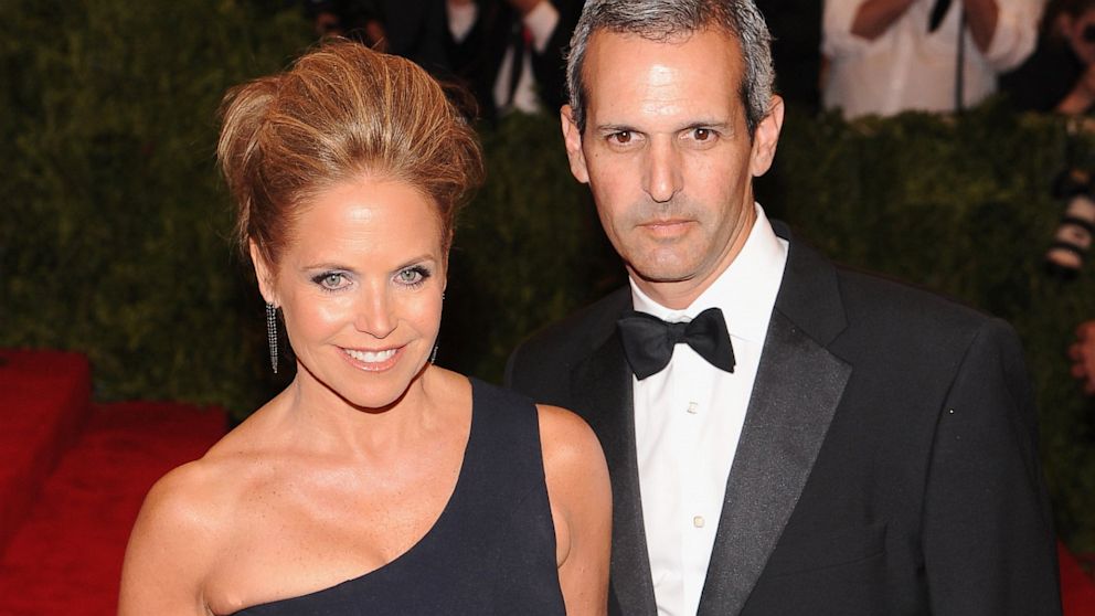 Katie Couric and John Molner attend the Costume Institute Gala for the "PUNK: Chaos to Couture" exhibition at the Metropolitan Museum of Art, May 6, 2013, in New York City.