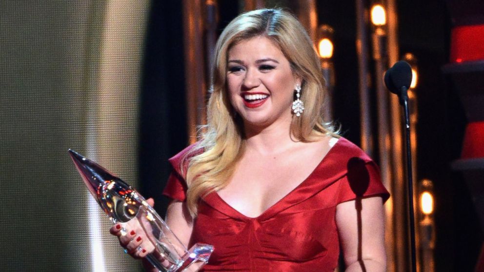 In this file photo, Kelly Clarkson is pictured Nov. 6, 2013, in Nashville, Tenn.  