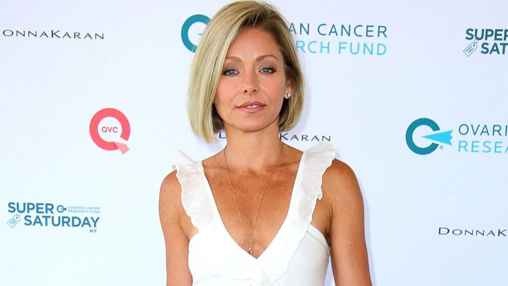Kelly Ripa attends the Ovarian Cancer Research Fund's Super Saturday NY at Nova's Ark Project, July 25, 2015, in Water Mill, New York.