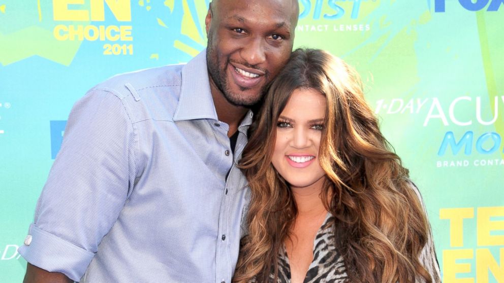 PHOTO: Khloe Kardashian and Lamar Odom arrive at Teen Choice 2011 at the Gibson Amphitheatre  in Universal City, Calif., Aug. 7, 2011. on August 7, 2011 in Universal City, California. 