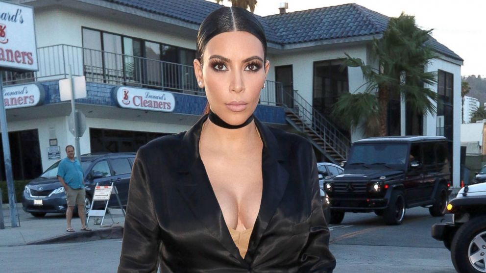 Kim Kardashian is seen, July 13, 2015, in Los Angeles.