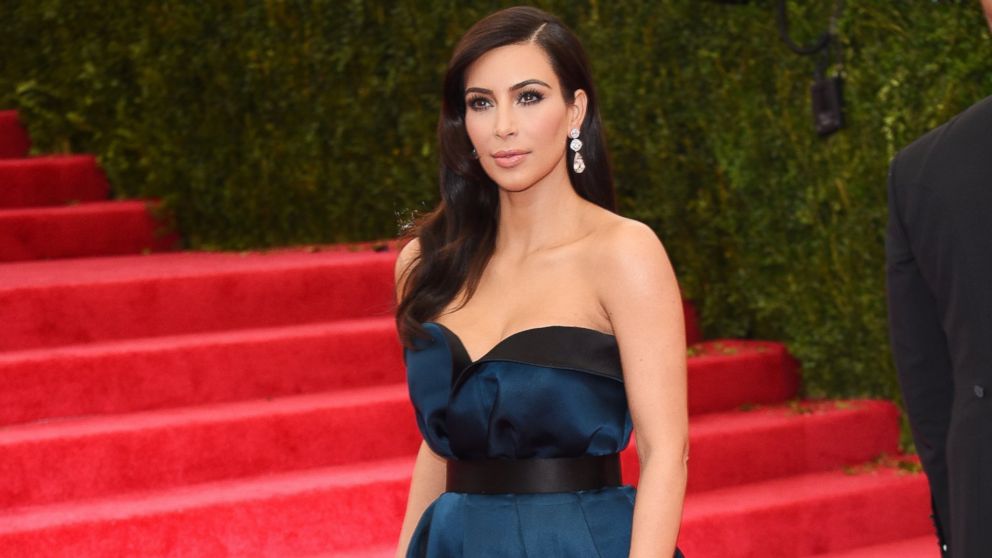 Kim kardashian met outlet gala dress designer