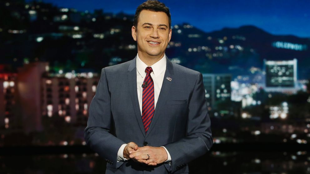 Jimmy Kimmel is pictured on "Jimmy Kimmel Live!" on March 12, 2015. 
